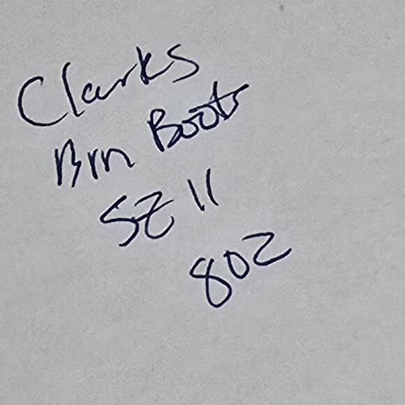 Clarks Women's Cora Chai SHERPA LEATHER DISTRESSED Ankle BootS SIZE 11 NEW - Picture 9 of 9